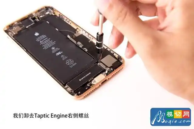 拆解苹果iphone 8 plus手机:爱模切爱拆机