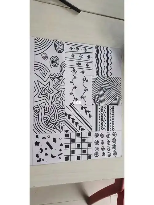 儿童画入门线条