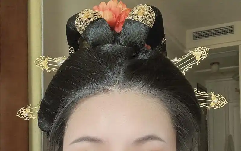 【汉服发型教程】飞天髻发型教程