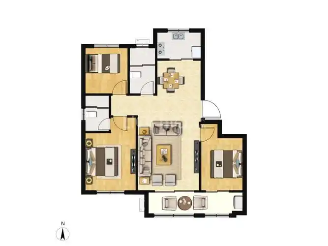 祥生东方樾户型图(链家网)