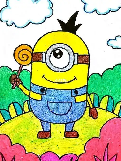 儿童创意画简笔画幼儿园手工绘画美术绘画儿童创意画幼儿园