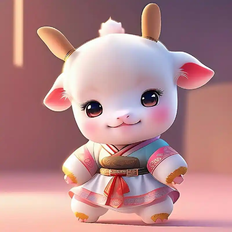 可爱俏皮的小牛宝宝头像!