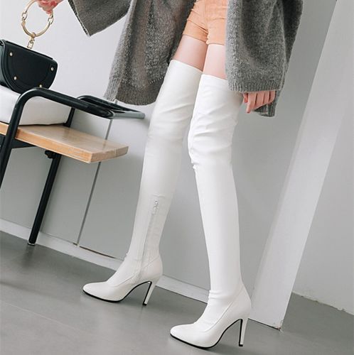 超长过膝靴高跟