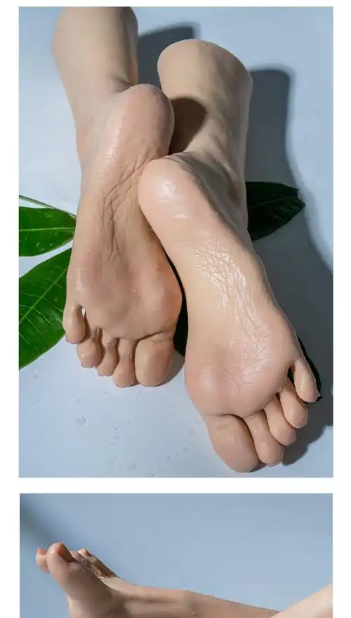 足模仿真美脚硅胶女丝袜展示3819假脚拍摄道具玉足模特天弓脚模型