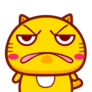 动漫,插画哈咪猫萌萌哒表情～生气