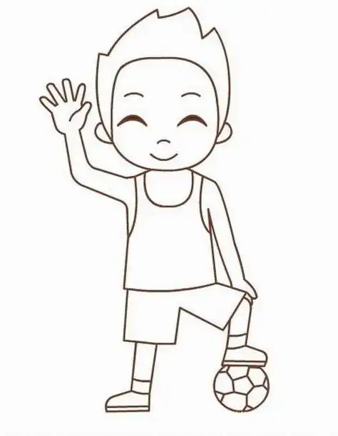 画小男孩(画小男孩的简笔画)_竞价网