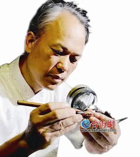 台湾微雕第一人陈逢显的雕刻人生他曾在蚂蚁头上刻四个字