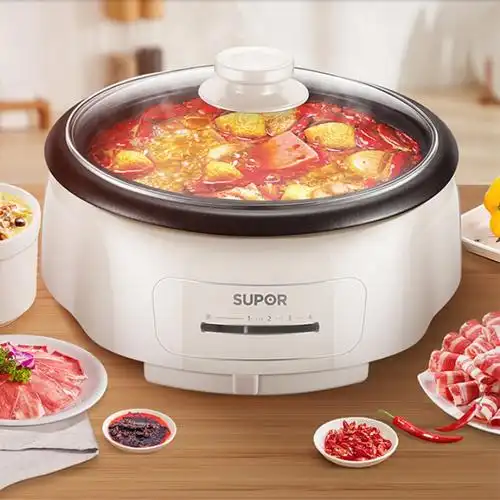 苏泊尔电火锅家用多功能锅电煮锅宿舍煮面锅电热锅学生不粘炒菜锅