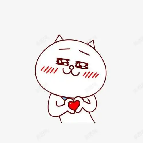 com 卖萌小猫 可爱图 害羞小猫 比爱心 爱的手势 红晕 表情图 难为情