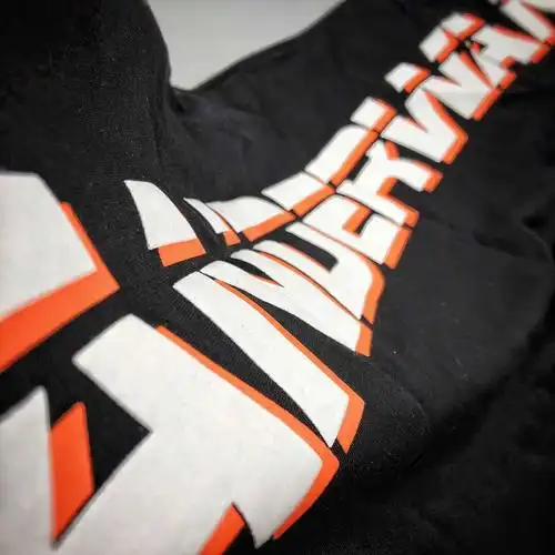 alexanderwang亚历山大19fw基础字母logo厚板印花长袖圆领卫衣