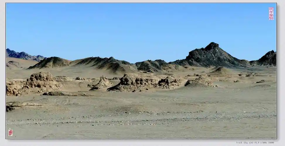 跟山水摄影群去甘肃无人区拍摄国画山景区,事先开好通行证过三道关卡