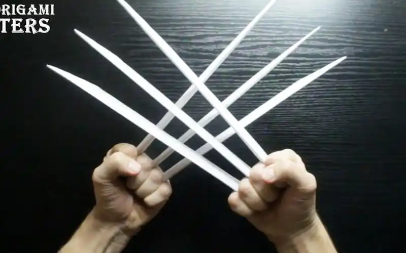 活动作品折纸武器大师教你折出锋利无比的金钢爪