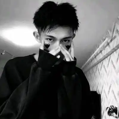 黑白个性男生头像2020精选长得真像我的意中人
