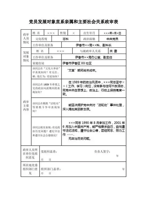 文化程度|本科|政治面貌|中共党员| 工作单位及职务|伊春市××局