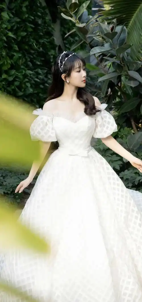 杨紫的公主裙气质非凡