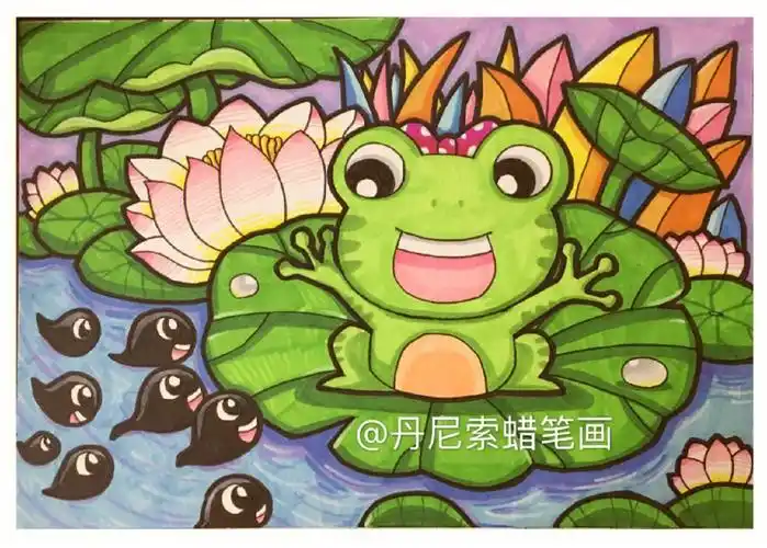 青蛙王子,美人鱼#简笔画  #儿童简笔画  #可爱简笔画  #丹尼索儿童画