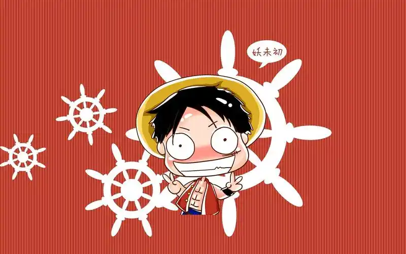 草帽小子路飞,动漫人物-回车桌面