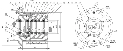 往复式压缩机填料函