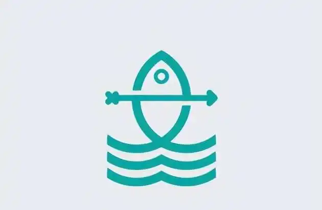 一组灵动的以鱼为元素的标志设计【鱼类logo设计】