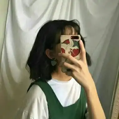 qq头像女生手机遮脸霸气