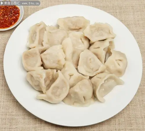 手工水饺高清图片