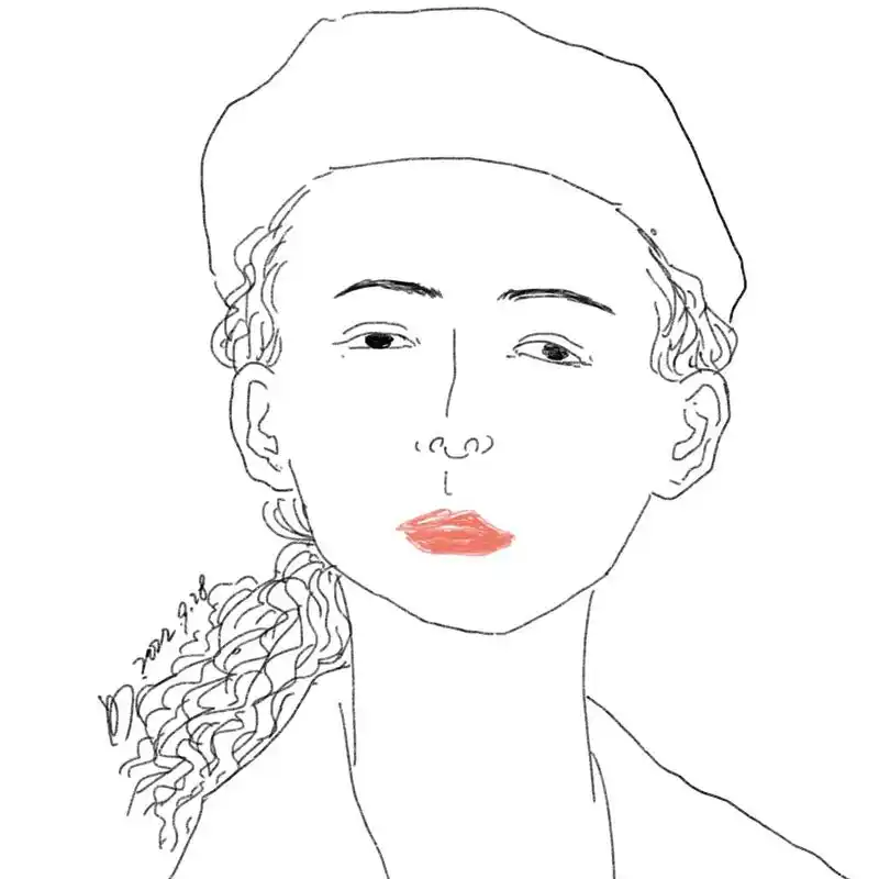 人物速写线条随便画画形形色色的人