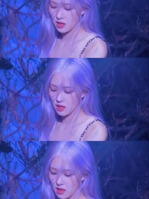 欧尼酱:rose 蓝色头发真美#图集壁纸