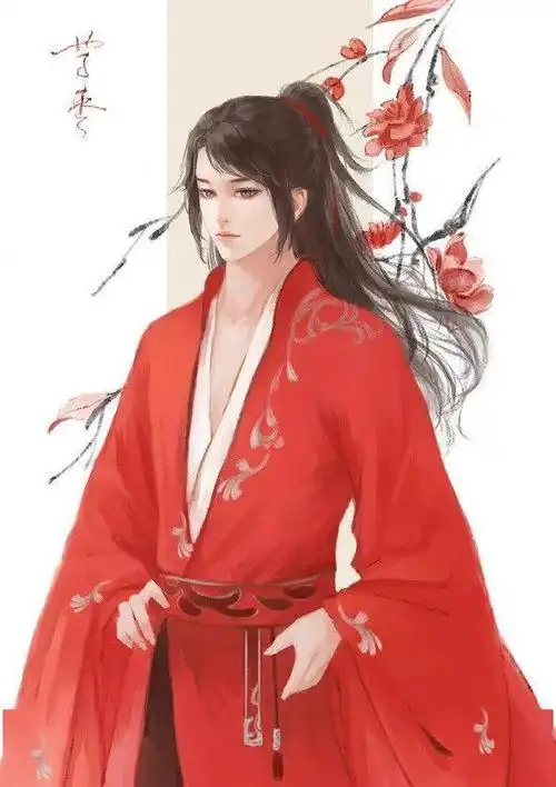 帅气的红衣小哥哥壁纸