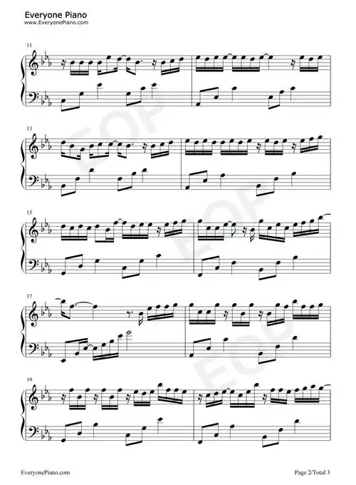 渐冷-简单版-你能不能再爱我一遍像以前以前你都