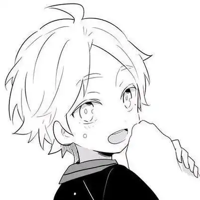 帅气的小男生简笔画步骤图解教程黑白风格美少年 手绘 动漫叼着烟斗的