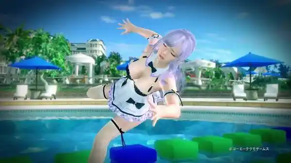 《死或生:维纳斯假期》推愚人节活动 萌妹落水变丧尸