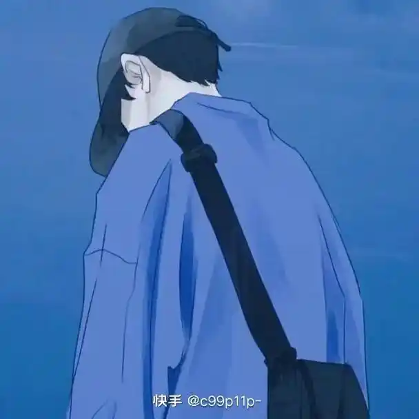 男生背影#动漫 - 抖音