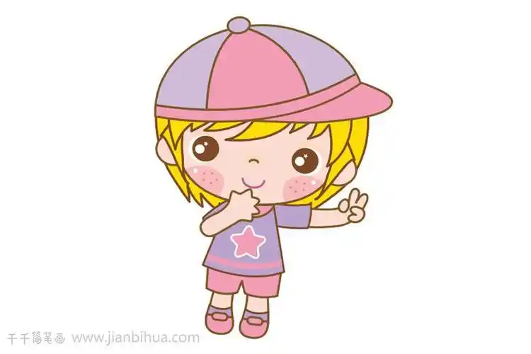 游戏 快乐 素材 气球 男孩 女孩 小朋友 儿童节 儿童简笔画