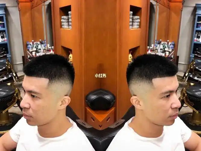 男士高渐变板寸