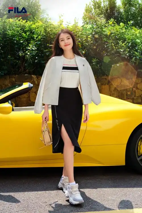 fila时尚运动代言人高圆圆##fila摩登周末##fila裙装##fila半裙