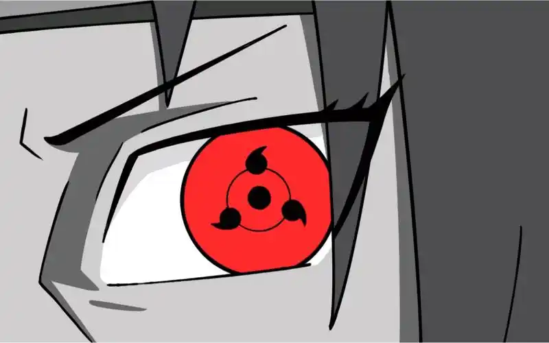 火影忍者:手绘宇智波鼬加动态进化万花筒写轮眼_哔哩哔哩_bilibili