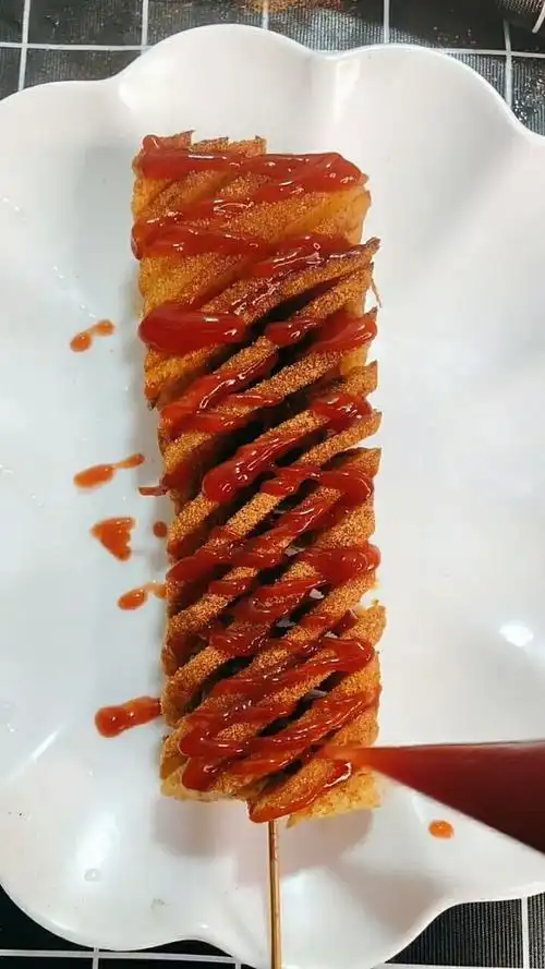 自制炸薯塔,营养又健康,看着就很有食欲!