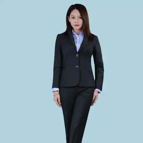 2022新款农行西装单位职业装银行女装西服修身职业女裤套装
