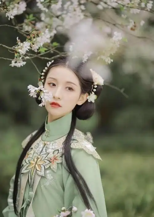 汉服古风美女艺术摄影唯美又带着小清新感图片