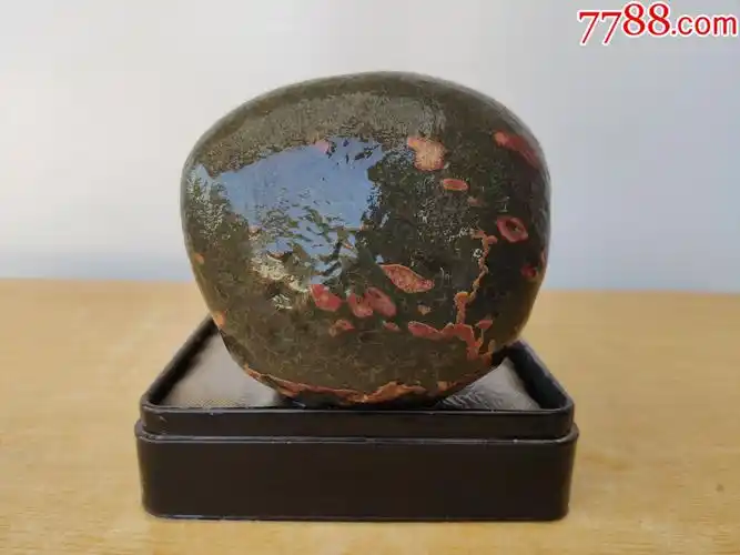 洛阳梅花石原石1848花儿朵朵花型好色彩艳石型好自然包浆好磁性强