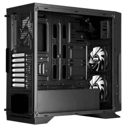 先马黑洞机箱台式机atx分体防尘静音游戏电脑主机机箱配3把风扇