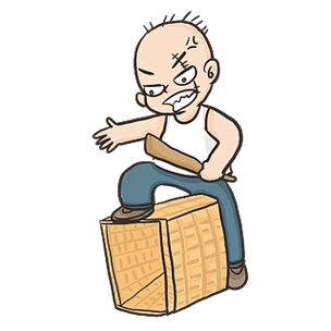 恶势力扫黑除恶警察赶走坏人手绘原创插画刑事平面彩色矢量不露面人物