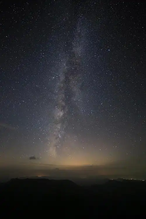 终于肉眼看到了我所拍到的银河了!