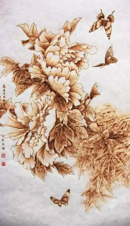 杨志鹏心的飞翔天石烙画集序