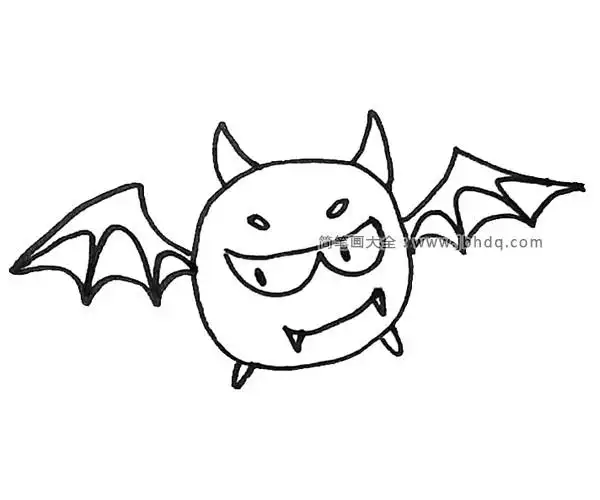 可爱的小恶魔简笔画教程