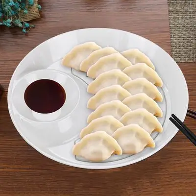 塑料沥水双层盘控水果盘陶瓷饺子盘