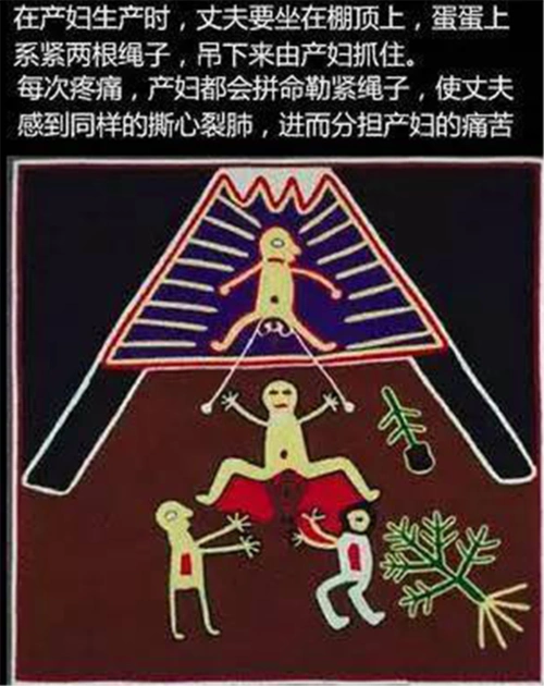 就有两种方法可以让你明白: 这个种族认为生产之苦应该男女共同分担