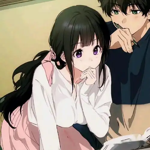 应该没人不喜欢冰菓的情头吧