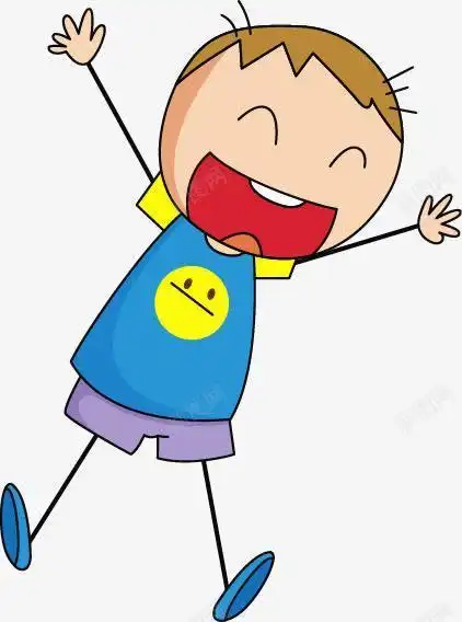 卡通可爱小学生欢呼矢量图高清素材免抠设计图片免费下载页面网页平面