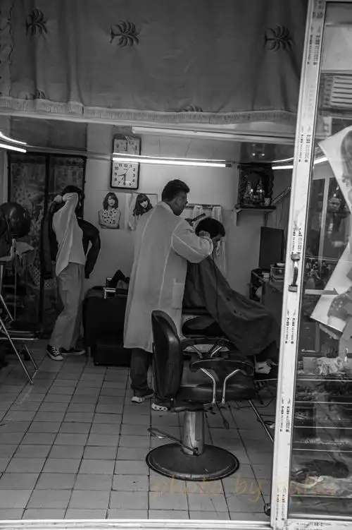 老理发店
